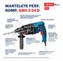 Imagem de Martelete Furadeira Impacto 820W BOSCH GBH 2 24d Kit Broca