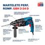 Imagem de Martelete Impacto Bosch Perfurador e Rompedor 220V GBH 2-24D