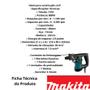 Imagem de Martelete Makita Modelo HR2800 C/ Maleta SDS Plus 28mm 800W