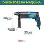 Imagem de Martelete Wesco WS3160K 127/220v Potencia 620w c/ Acessórios