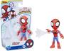 Imagem de Marvel Spidey and His Amazing Friends Spidey Hero Figure, 4-Inch Scale Action Figure, Inclui 1 Acessório, para Crianças de 3 anos ou mais , Vermelho