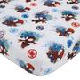 Imagem de Marvel Spidey e sua Amazing Friends Spidey Team Red, White, and Blue 4 Piece Toddler Bed Set - Comforter, Fitted Bottom Sheet, Flat Top Sheet, and Reversible Pillowcase