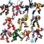 Imagem de Marvel Super-heróis Homem-Aranha Homem De Ferro Máquina De Guerra Figura De Ação Modelo De Blocos De