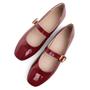 Imagem de Mary Jane Flats TN TANGNEST feminino em couro vermelho tamanho 37 (5)