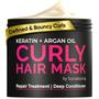 Imagem de Máscara Capilar SUNATORIA Cabelo Cacheado com Argan e Queratina 250mL