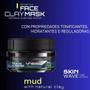 Imagem de Máscara de Argila Clay Mud, Vasso Men, Tonifica Hidrata Reduz Óleo e Poluição Pele  250ML
