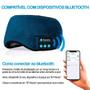 Imagem de Máscara de Dormir Silent Sound Com Fone Ouvido Bluetooth 5.0
