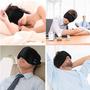 Imagem de Máscara De Dormir Tapa Olho Com Fone De Ouvido Bluetooth Sono Confortável 