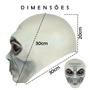Imagem de Mascara De Et Realista Alienigena Latex Festa Hallowen Realistica Fantasia Alien Engraçada Area 51 Susto Divertido