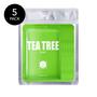 Imagem de Máscara de lençol LAPCOS Tea Tree Soothing Acne, pacote com 5