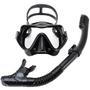 Imagem de Máscara de Mergulho Profissional para Adultos - Conjunto de Snorkel com Saia de Silicone Antiembaçante