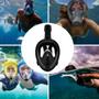 Imagem de Máscara de Mergulho Snorkel Full Face Antiembaçante 2 Geração Acessórios Suporte Câmera GoPro 