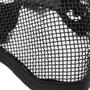 Imagem de Máscara de Proteção Airsoft Paintball Meia Face com Tela Metálica Ntk Tático Protetora