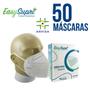 Imagem de Máscara de Proteção Facial KN95 PFF2 descartável EasySupri branca  -  50 unid.