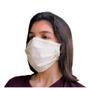 Imagem de Máscara de Proteção Violeta Cup - Máscara Protetora de TNT Dupla Branca Descartável