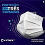 Imagem de Máscara Descartável Fênix Cor Branco Caixa Com 50 Unidades