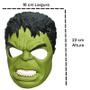 Imagem de Máscara do Hulk infantil Mascara Plástico Herói Vingadores HULK