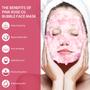 Imagem de Máscara Facial Bubble IREV - Pacote com 10 Máscaras de O2 Rosa