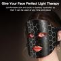 Imagem de Máscara facial LED Bnlei Red Light Therapy para rosto e pescoço