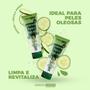 Imagem de Mascara Facial  Para Peles Oleosas e Remoção de Cravos Pepino e Argila Verde DermaChem