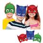 Imagem de Mascara Festa Pj Masks Decoração resistente 6 und mais cor