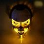 Imagem de Mascara It A Coisa Com Led Neon Halloween Festa Neon Amarelo