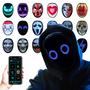 Imagem de Máscara LED AINSKO com Bluetooth Programável - Ideal para Halloween