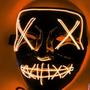 Imagem de Mascara Led Neon Festa Balada Rave Halloween Cosplay assust