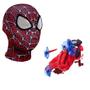 Imagem de Máscara,luva lança-dardos e relógio infantil Homem-Aranha_EV
