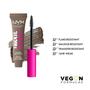 Imagem de Máscara para Sobrancelhas NYX PROFESSIONAL MAKEUP - Gel Espessante Taupe