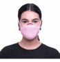 Imagem de Máscara Proteção Fiber Knit 3d Reutilizável Cor Rosa Claro