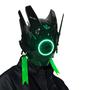 Imagem de Máscara QAONIE Punk Helmet LED Halloween Cosplay para adultos