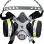 Imagem de Máscara respirador facial com 2 filtros combinado vapores e gases Epi - Alltec