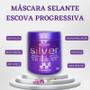 Imagem de Mascara Selante Escova Progressiva SILVER DESAMARELADORA Alisa e Reduz Volume WF Biosstraty 500g