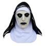 Imagem de Máscara Terror Haloween A Freira Valak Latex Realista C/ Véu