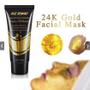 Imagem de Máscara Tratamento Facial Ouro 24k Limpeza Pele Anti Rugas Clareador Remove Cravos Pontos Escuros