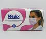 Imagem de Mascara tripla c/ elastico medix rosa c/50un