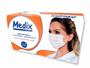 Imagem de Máscara Tripla Elástico Anvisa Medix - Kit 200un