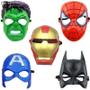 Imagem de Máscaras de Cosplay de Heróis Marvel e DC para Crianças - Homem-Aranha, Hulk, Batman, Ironman - Halloween