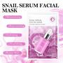 Imagem de Máscaras faciais em folha BYOTOUTY Snail Serum 10 pacotes hidratantes