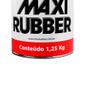 Imagem de Massa rápida cinza p/ superfícies metálicas maxi rubber 1,25 kg