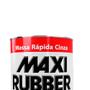 Imagem de Massa rápida cinza p/ superfícies metálicas maxi rubber 1,25 kg