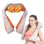 Imagem de Massageador Cervical Relaxante para Costas Ombros Pernas Colete Shiatsu Elétrico