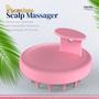 Imagem de Massageador de couro cabeludo NAYEK Pink Silicone para crescimento de cabelo e caspa