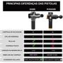 Imagem de Massageador Elétrico Profissional Pistola Bivolt Liberação Miofascial Dor Muscular Fisioterapia + 6 Ponteiras + 30 Velocidades - Semelhante Phoenix