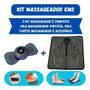 Imagem de Massageador Ems Kit Tapete Pés + Pescoço Coluna Perna Lombar