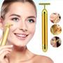 Imagem de Massageador Facial Elétrico Gold 24k Harmonização Anti-rugas