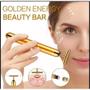 Imagem de Massageador Facial Ouro 24k Para Rejuvenescer Rosto Pescoço Beauty Bar 24k Gold