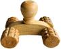 Imagem de Massageador Massagem Anti Stress Carrinho de Madeira Maderoterapia Portátil Corporal Relaxante