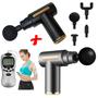 Imagem de Massageador Muscular Elétrico Bivolt Recarregável + Eletroestimulador Fisioterapia
